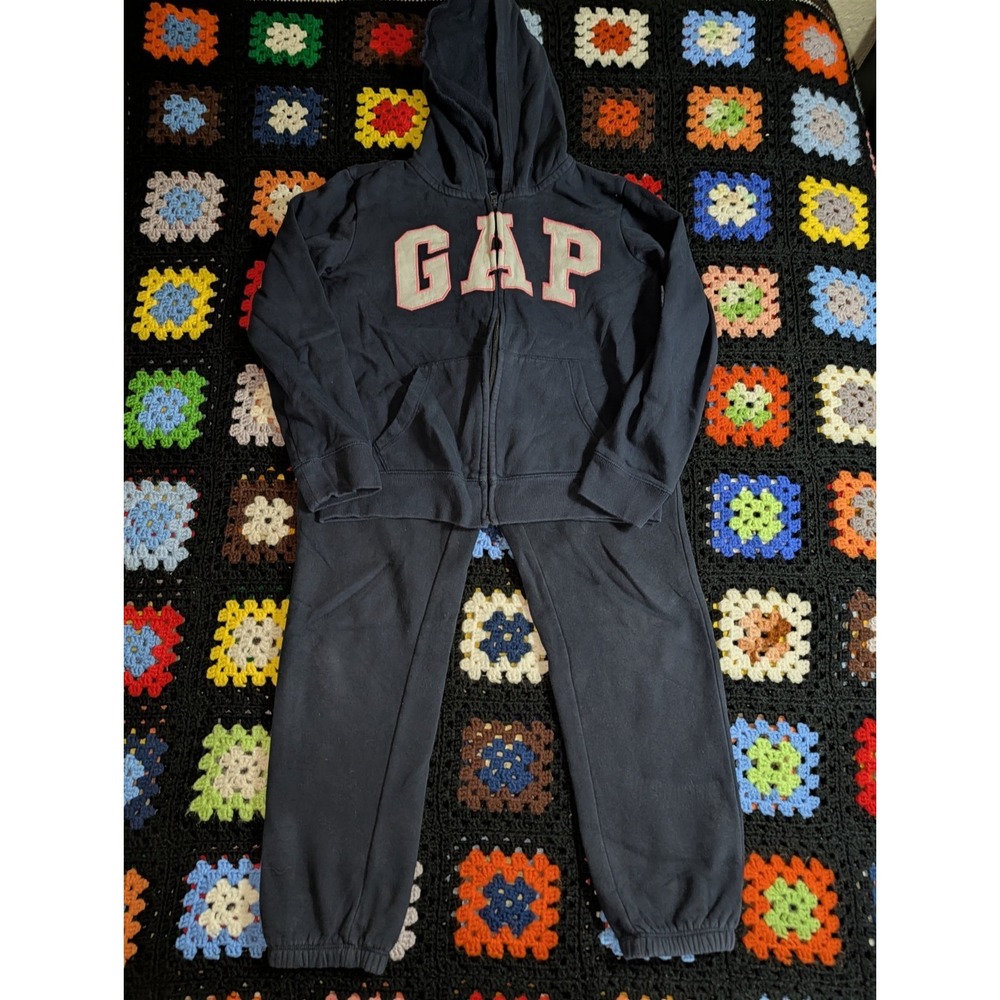 GAP KIDS Girls XL 14/16 Navy Hoodie‎ & Sweatpants